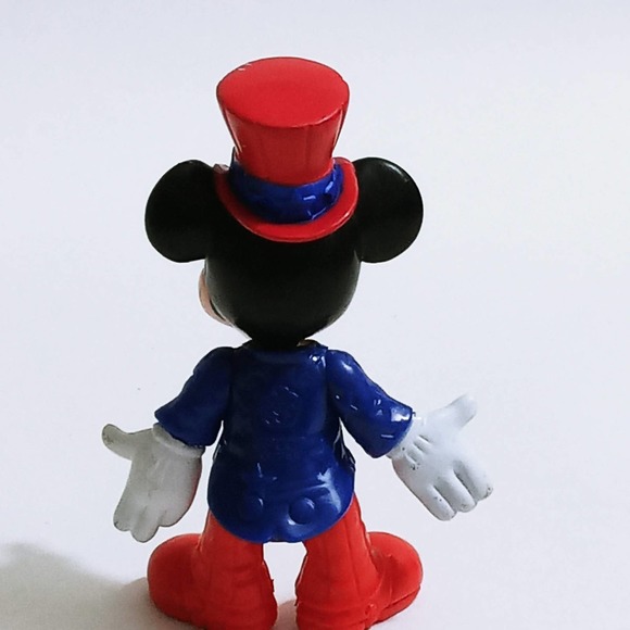 Vintage Disney Mickey Mouse Uncle Sam PVC Figure (mt) - Picture 5 of 6